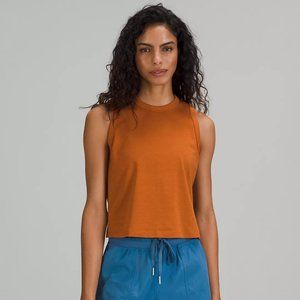 Lululemon Classic-Fit Cotton-Blend Tank Top Size 4 Butternut Brown